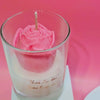 Scented Rose Adorned Candle