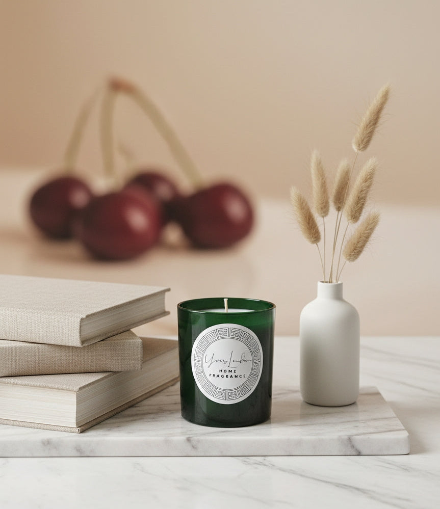 Black Cherry Candle – Molasses, Black Cherry & Vanilla | Yves London